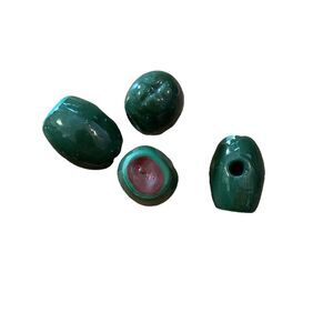 4pc vintage Ceramic Martini Olives Set figurine Collectible Crafts Candles